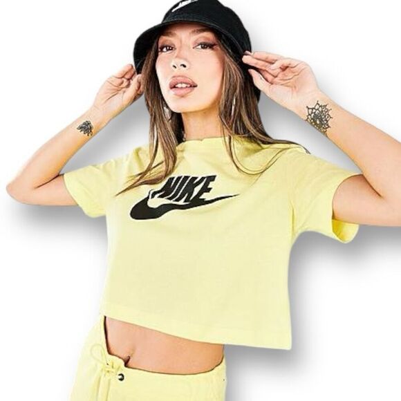 Nike “The Nike Tee”  in Lemon-Lime Sz M - Picture 1 of 10